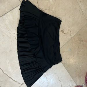 Black tennis skirt